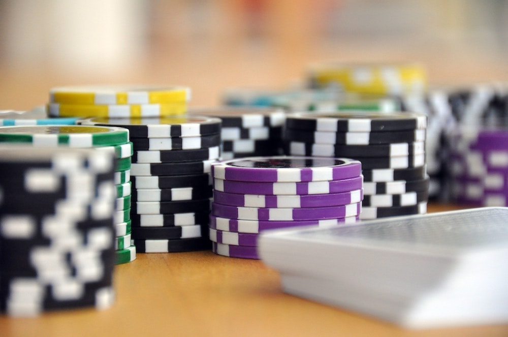 Pokermarker i olika färger